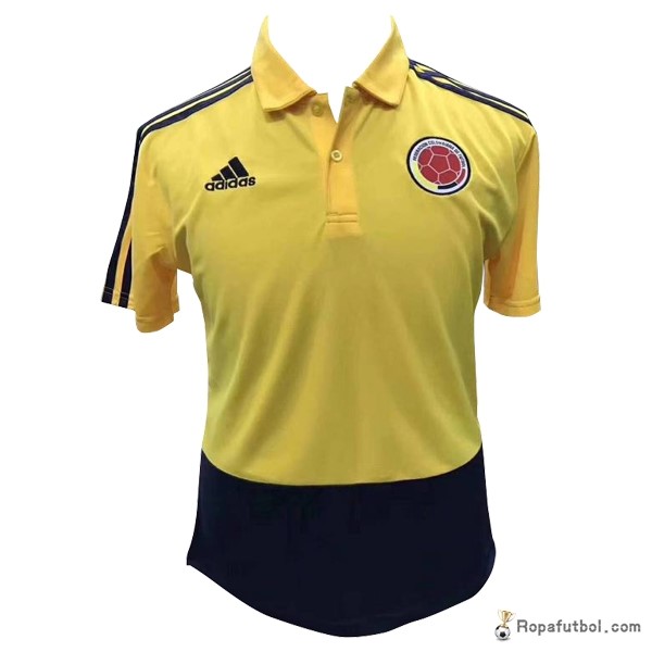 Polo Colombia 2018 Amarillo Azul